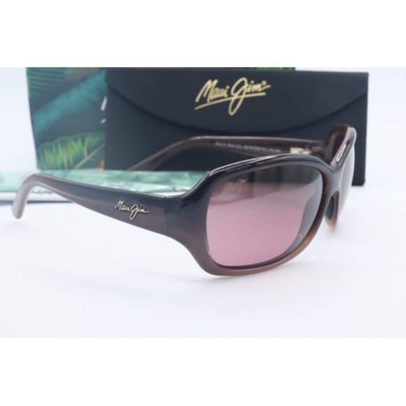 Maui Jim Pearl City MJ 214-01A Tortoise Cat Eye Sunglasses Maui Rose polarized - Picture 3 of 6